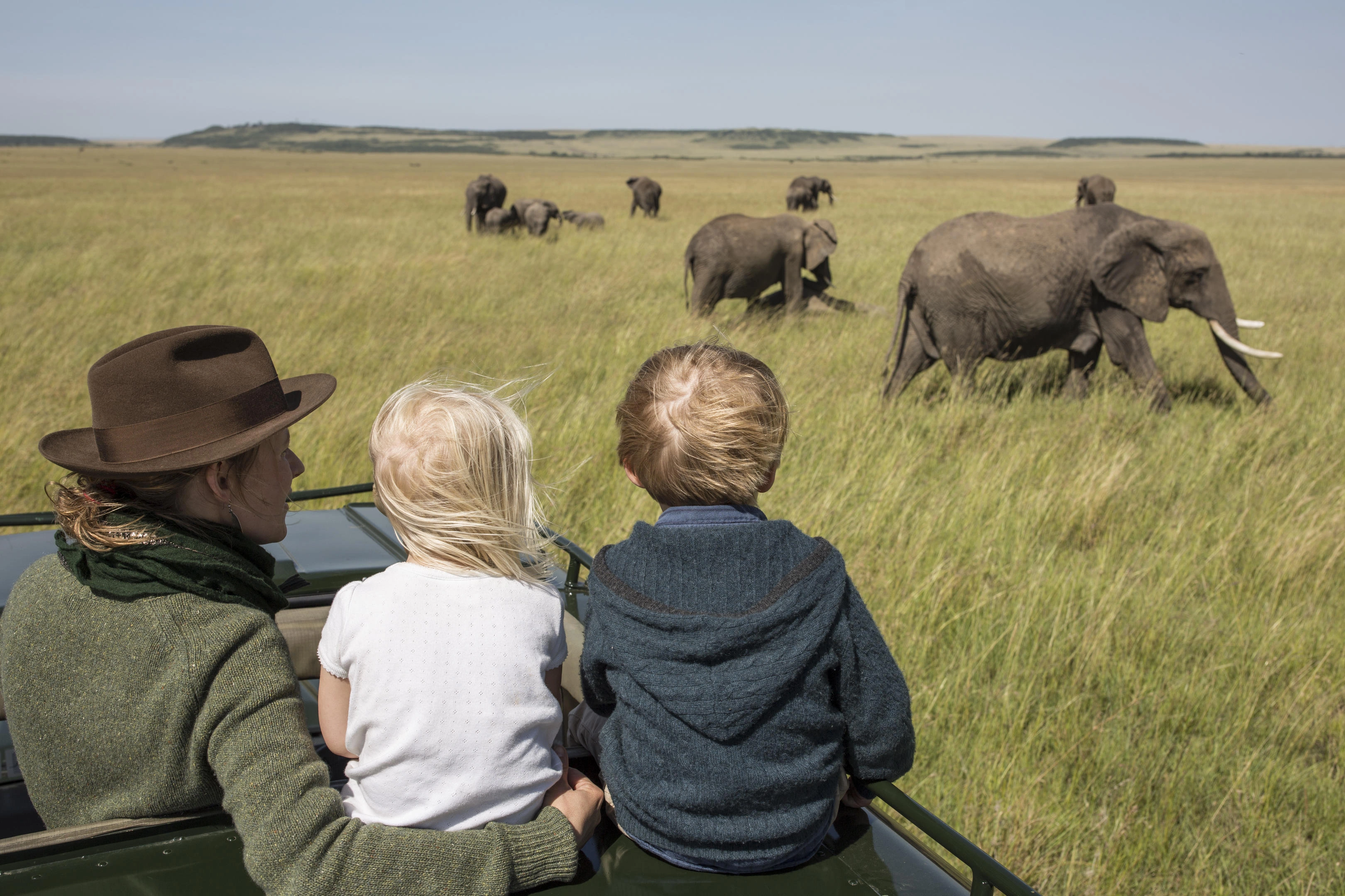 Family safari in Tanzania with wildlife and scenic landscapes