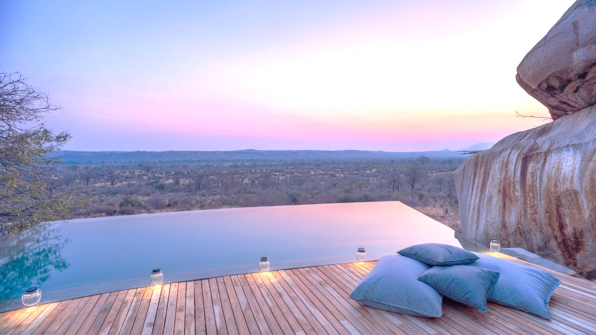 Private honeymoon safari in Tanzania with luxury lodge setting